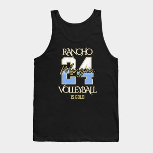 Morgan #24 Rancho VB (15 Gold) - Black Tank Top